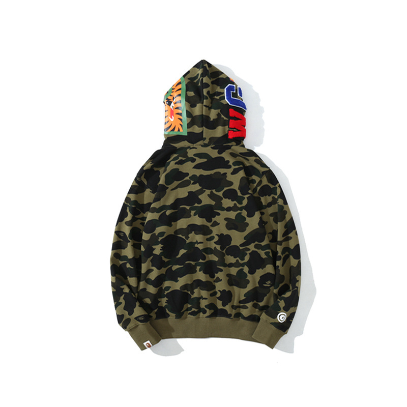 Bape shark color verde militar