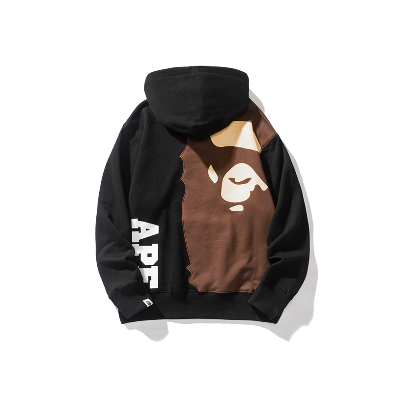 Bape shark color NEGRA ESTAMPADO ATRAS