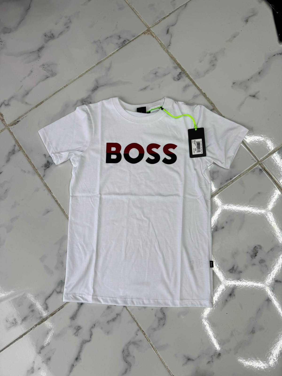 boss blanca negro-rojo