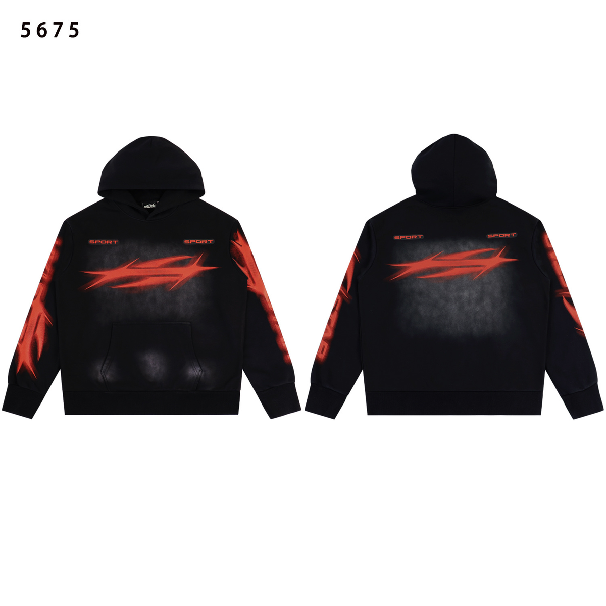 Hoddie Hellstar sport roja