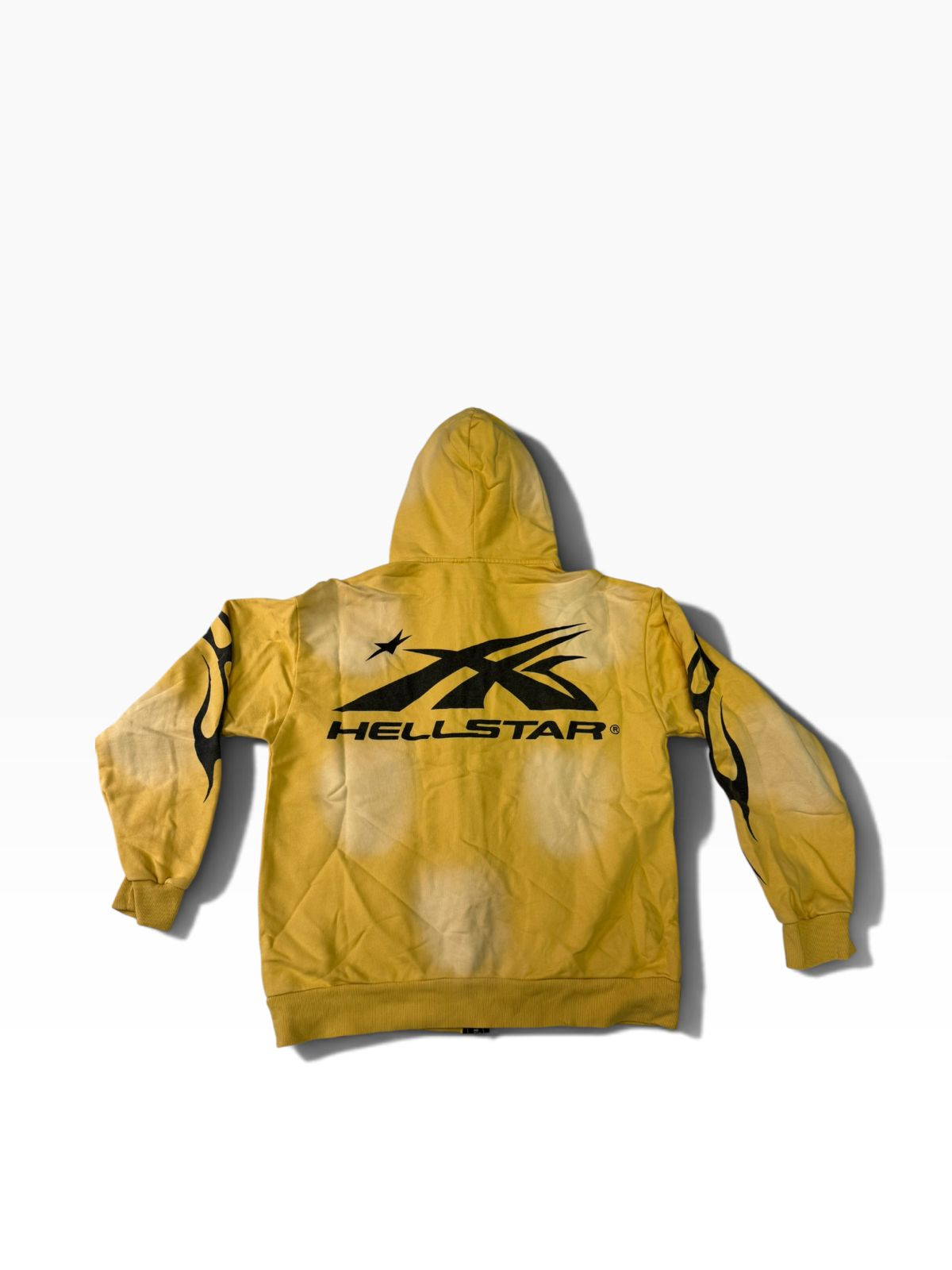 Hoddie hellstar ZIP amarilla