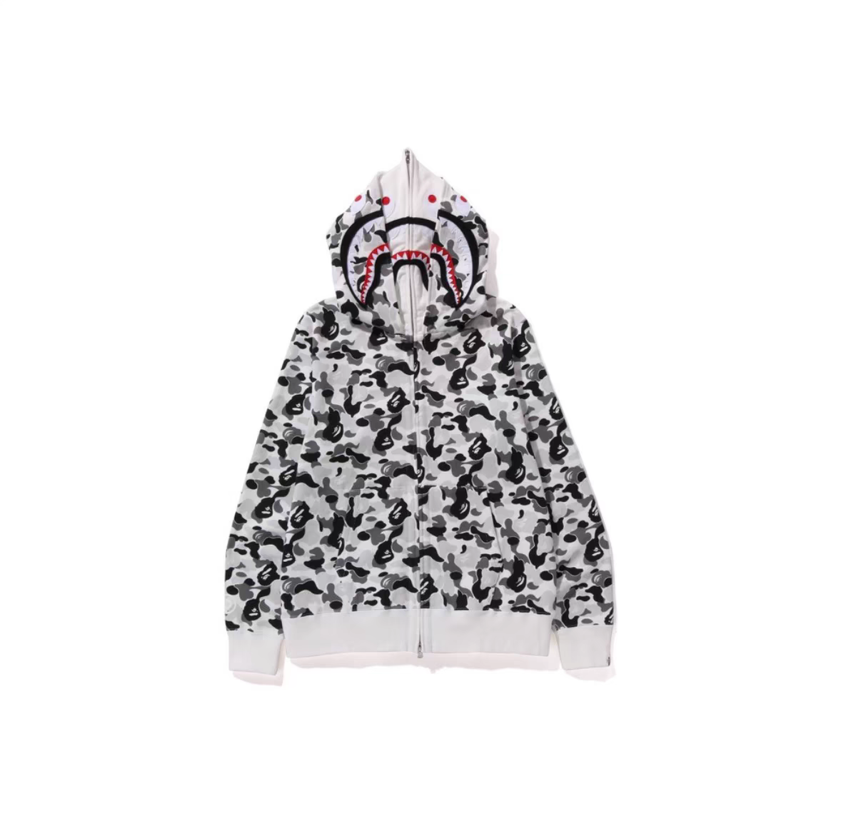 Bape Shark Blanca Doble Gorro