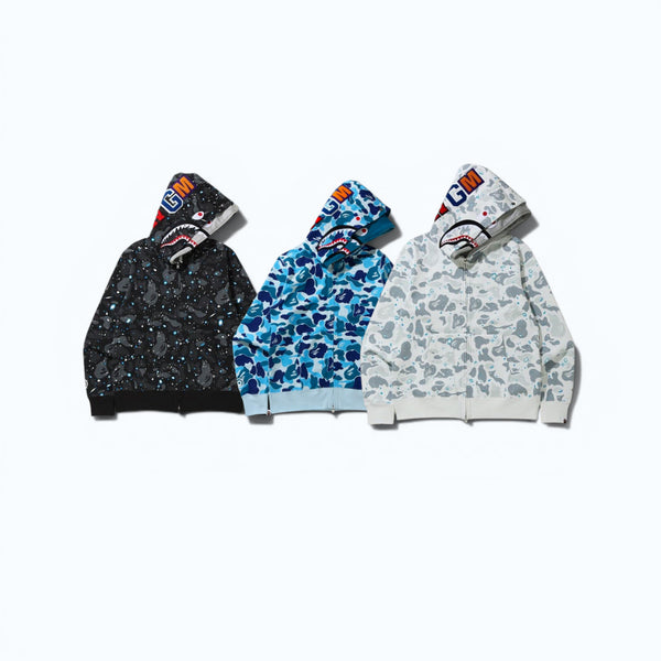 Pack 3 BAPE shark