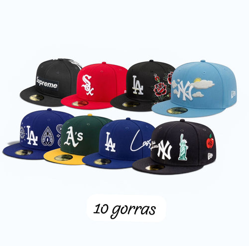 10 gorras new era