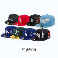 10 gorras new era