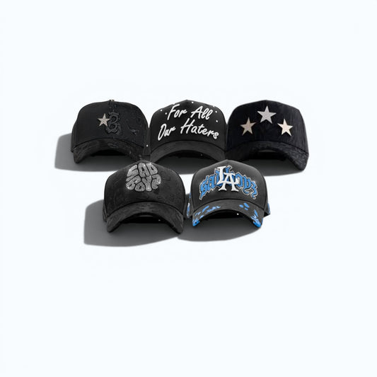 Lote 5 gorras belicas