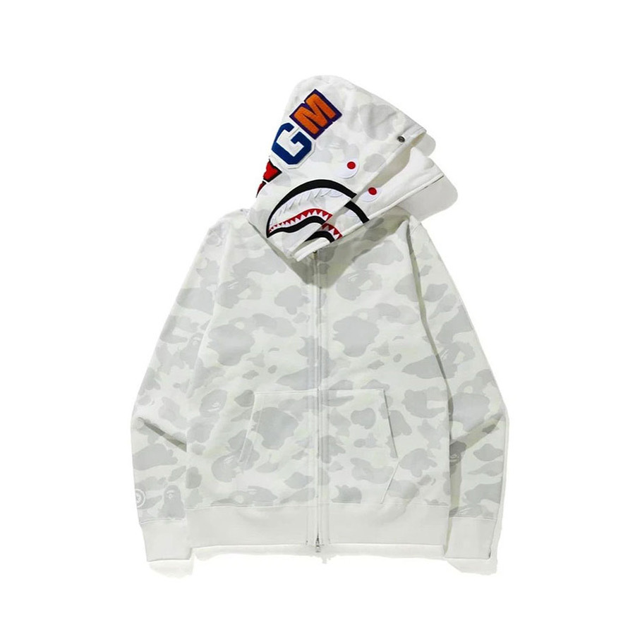 hoddie bape white