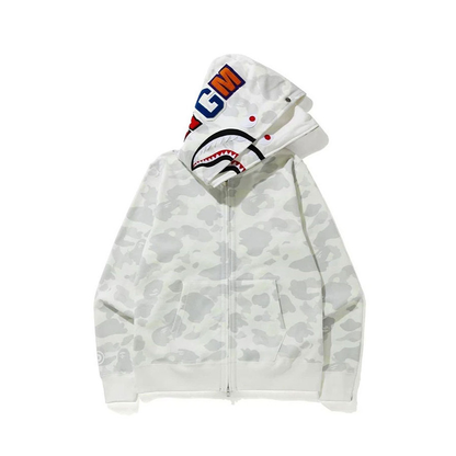 hoddie bape white