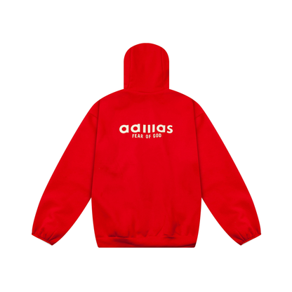 essentials x ADIDAS Hoodie Red