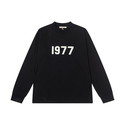 Essentials Fear of God 1977 Long Sleeve Tee Black