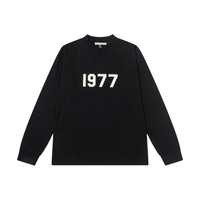 Essentials Fear of God 1977 Long Sleeve Tee Black