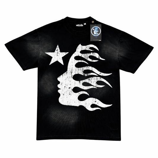 Hellstar Flame Head Graphic Tee Black