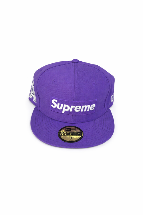 Gorra New Era Supreme x New Era 59FIFTY Box Logo Cap Purple