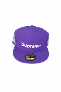 Gorra New Era Supreme x New Era 59FIFTY Box Logo Cap Purple