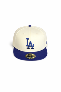 Gorra New Era 59FIFTY LA Dodgers Cream / Royal Blue