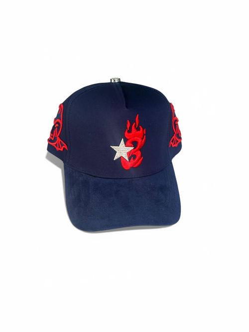 Red Flame Star Navy Edition – Dandy Hats