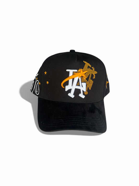 Gorra New Era LA Shooting Star Black Gold – New Era