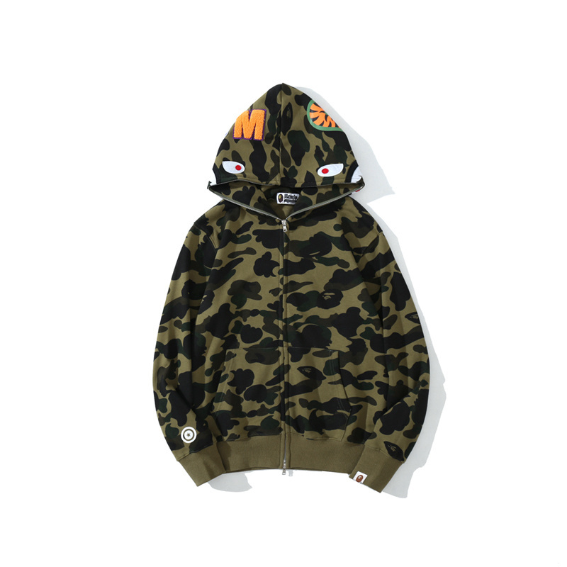 Bape shark color verde militar