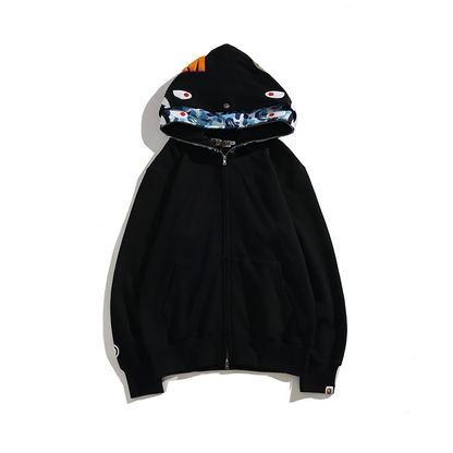 Bape Shake color negra gorro azul
