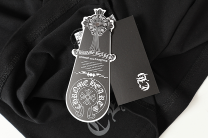 Playera chrome hearts negra azul