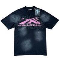 Playera hellstar rosa diamantes