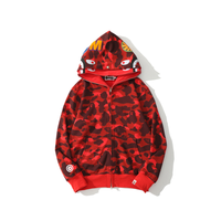 Hoddie Bape Shark Roja