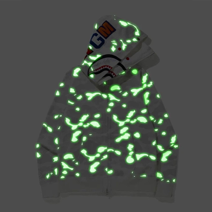 Hoddie Bape Shake galaxy Blanca