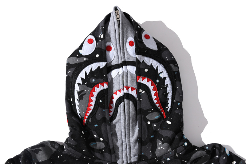 Hodie bape Sharke galaxy negra