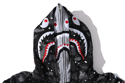 Hodie bape Sharke galaxy negra