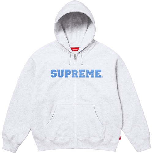 Hoddie supreme box logo azul