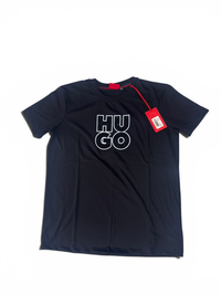 Hugo pedreria negra con blanco