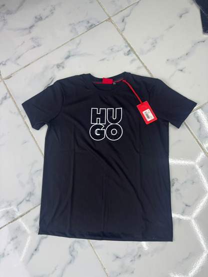 Hugo pedreria negra con blanco