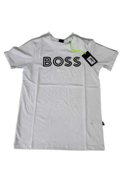 Boss blanca doble linea