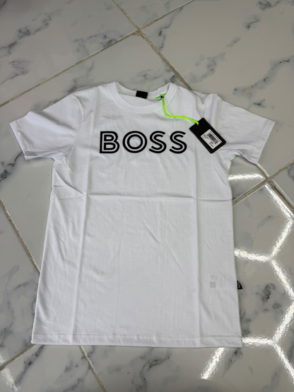 Boss blanca doble linea