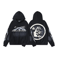 Hoddie hellstar black and white