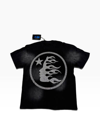 Playera Hellstar Xstar diamantada