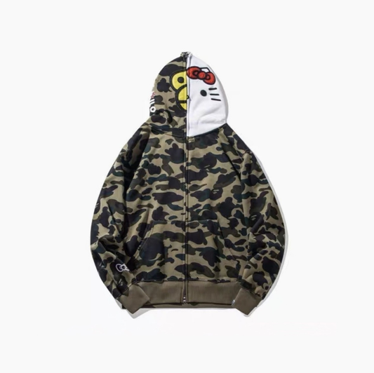 Bape Shark x kitty verde