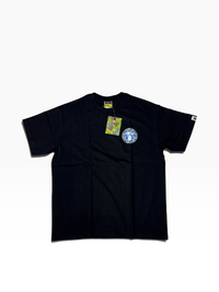 Playera bape x stussy azul