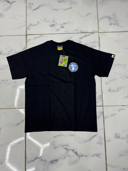 Playera bape x stussy azul