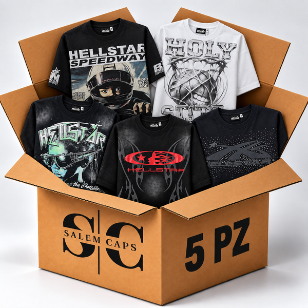 Lote Hellstar playeras -5pz