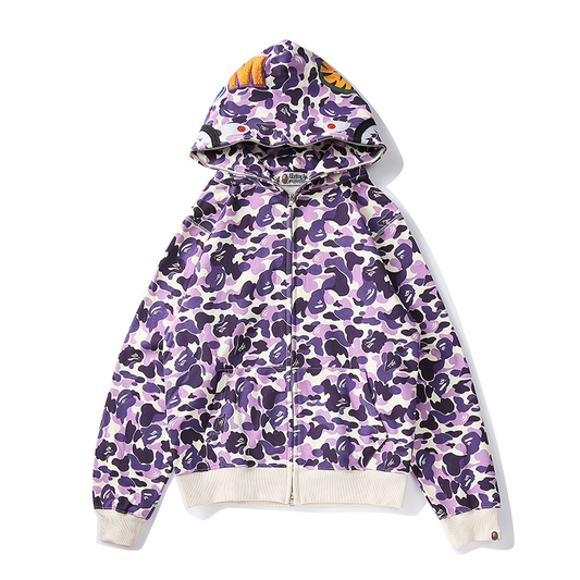 Bape Shark Morado Ahumado