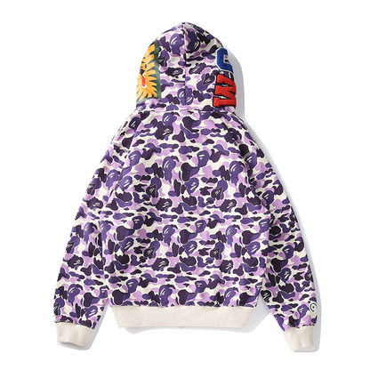 Bape Shark Morado Ahumado