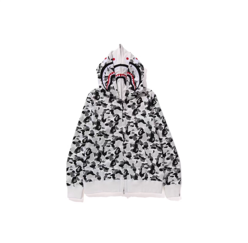 Bape Shark  Blanca Doble Gorro